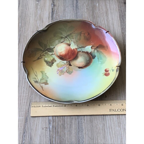 Jaeger J&C Louise Bavaria Germany Porcelain Wall Plate - Apples On Tree JAE50 - Picture 6 of 8